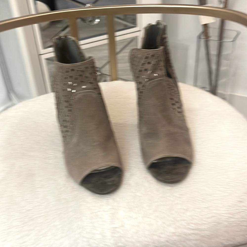 Carlos Santana open toe booties